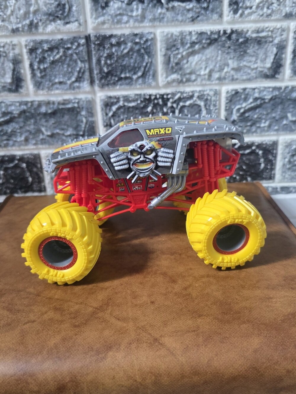 Yellow & Red Monster Truck Toy - Kids Toys